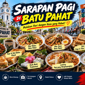 Sarapan Pagi di Batu Pahat: 15 Tempat Sarapan Sedap & Wajib Cuba Sarapan Pagi di Batu Pahat: 15 Tempat Sarapan Sedap & Wajib Cuba